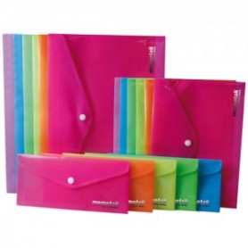 BUSTE BOTTONE MEMOTAK A5 ASSORTITE FLUO