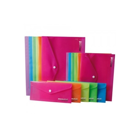 BUSTE BOTTONE MEMOTAK A5 ASSORTITE FLUO