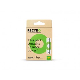 GP RECYKO 2 BATTERIE RICARICABILI AA