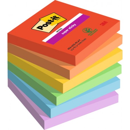 POST-IT 6 BLOC DA 90FG 76X76MM COL.ASS.