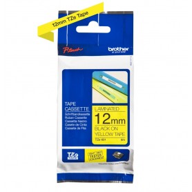 BROTHER TZE-631 - NERO SU GIALLO 12MM