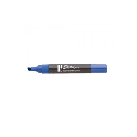 MARKER SHARPIE W10 BLU SCALPELLO 12 PZ