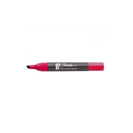 MARKER SHARPIE W10 ROSSO SCALPELLO 12 PZ