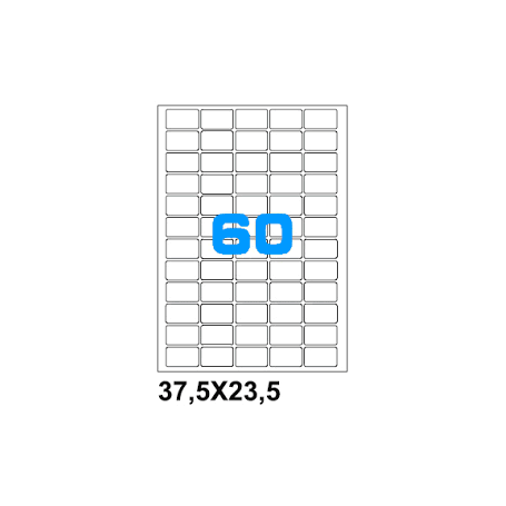 ETICHETTE SU A4 37,5X23,5