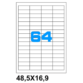 ETICHETTE SU A4 48,5X16,9