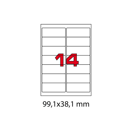 ETICHETTE SU A4 99,1X38,1