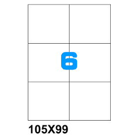 ETICHETTE  SU A4 105X99