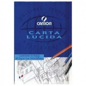 BLOCCHI CARTA LUCIDA CANSON 21X29 PZ25