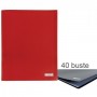 PORTA LISTINI MEMOTAK BASIC 40 BUSTE RED