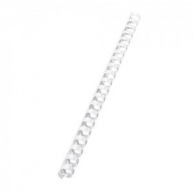 SPIRALI PLASTICI MM12 BIANCO 100PZ MEMOT