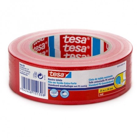 NASTRO TELATO 38X25 ROSSO TESA