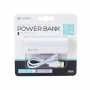 POWER BANK ( IN PELLE BIANCA) 2600MAH