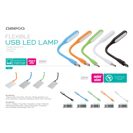 OMEGA LAMPADA LED USB BIANCA