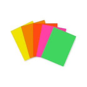 CARTA FOTOCOP A4 100FG 80GR ARANCIO FLUO