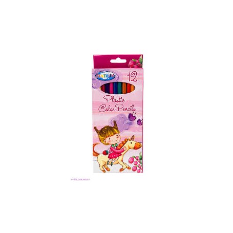 PASTELLI 12 COL UNICORNO  PAPER BOX