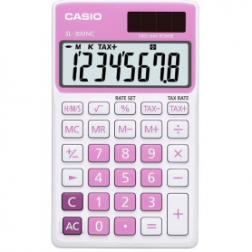 CALCOLATRICE CASIO ROSA 10 CIFRE