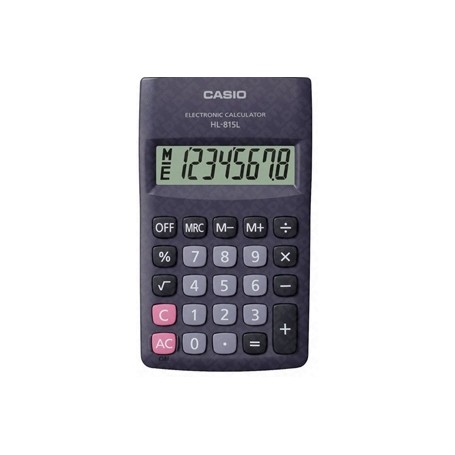 CALC. TASCABILE 8 CIFRE HL-815L CASIO