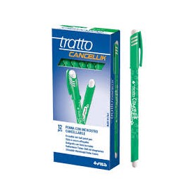 PENNE  TRATTO CANCELLIK 12 PZ  VERDE