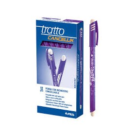PENNE  TRATTO CANCELLIK 12 PZ VIOLA