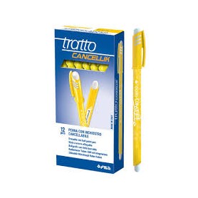 PENNE  TRATTO CANCELLIK 12 PZ  GIALLO