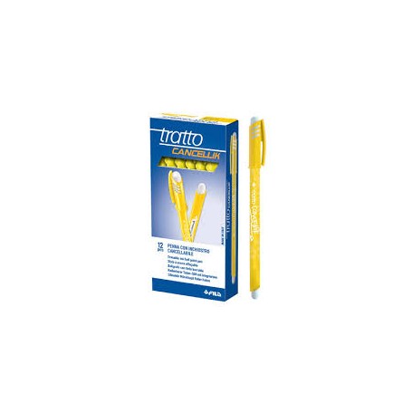 PENNE  TRATTO CANCELLIK 12 PZ  GIALLO