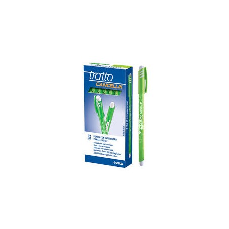 PENNE  TRATTO CANCELLIK 12 PZ VERDE CH