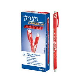 PENNE  TRATTO CANCELLIK 12PZ ROSSO
