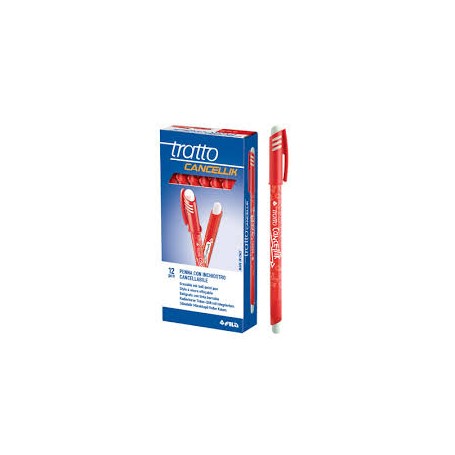 PENNE  TRATTO CANCELLIK 12PZ ROSSO