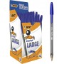 PENNE BIC CRISTAL LARGE 1.6 BLU 50PZ