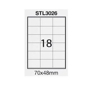 ETICHETTE SU A4 70 X 48 C.MARGINI