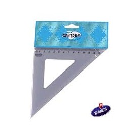 TRIANGLE RULER 45X13CM PVC PACKING