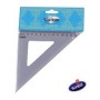 TRIANGLE RULER 45X13CM PVC PACKING