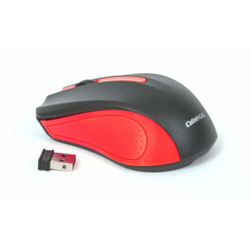 MOUSE OMEGA OM-419 WIRELESS 2.4GHZ RED