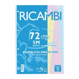 RICAMBI 4 FORI COLOR A4 72FF 5M 30 PZ