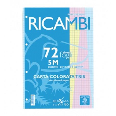 RICAMBI 4 FORI COLOR A4 72FF 5M 30 PZ