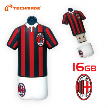 TECHMADE PENDRIVE UFFICIAL AC MILAN 16GB