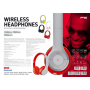 FREESTYLE HEADSET BLUETOOTH RED/RED