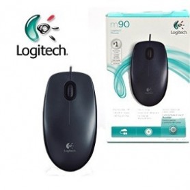 LOGITECH MOUSE M90 OTTICO USB BK