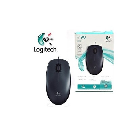 LOGITECH MOUSE M90 OTTICO USB BK