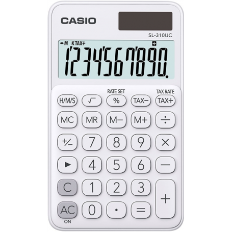 CALCOLATRICE CASIO SL-310-UC BIANCO