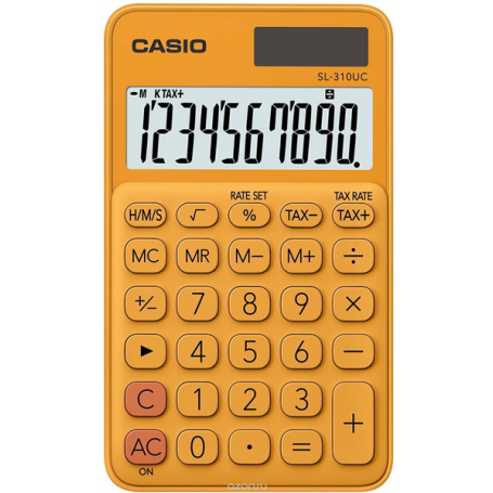 CALCOLATRICE CASIO SL-310-UC ARANCIO