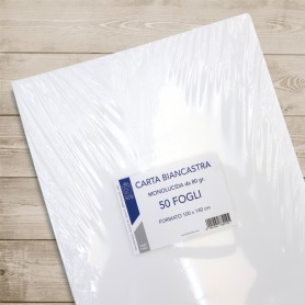 CARTA KRAFT BIANCO 80GR. 100X140 50FG.