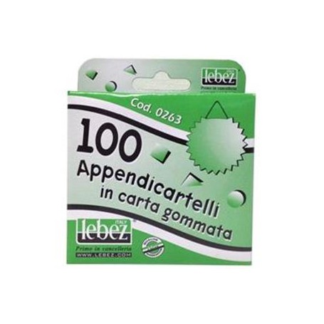 APPENDICARTELLO GOMMATO 100 PZ