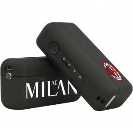 TECHMADE POWERBANK 2600MAH NERO AC MILAN