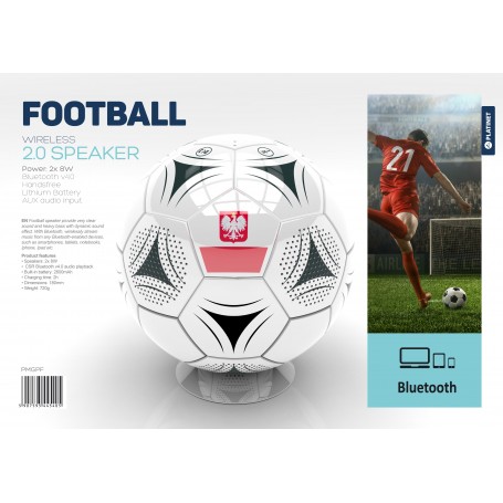 PLATINET SPEAKER BLUETOOTH FOOTBALL FLAG