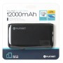 POWER BANK 12000M AH 2.1A USB+LCD BK