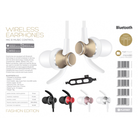 IN-EAR BLUETOOTHV4.2+MICROSD SPORT+MIC