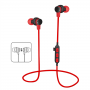 BLUETOOTH V4.2+MICROSD EARPHONE+MIC RED