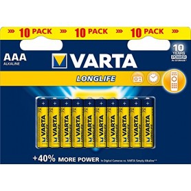 BATTERIE MINISTILO AAA LONGLIFE 10PZ 1.5