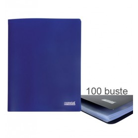 PORTA LISTINI MEMOTAK BASIC 100 BUSTE BL